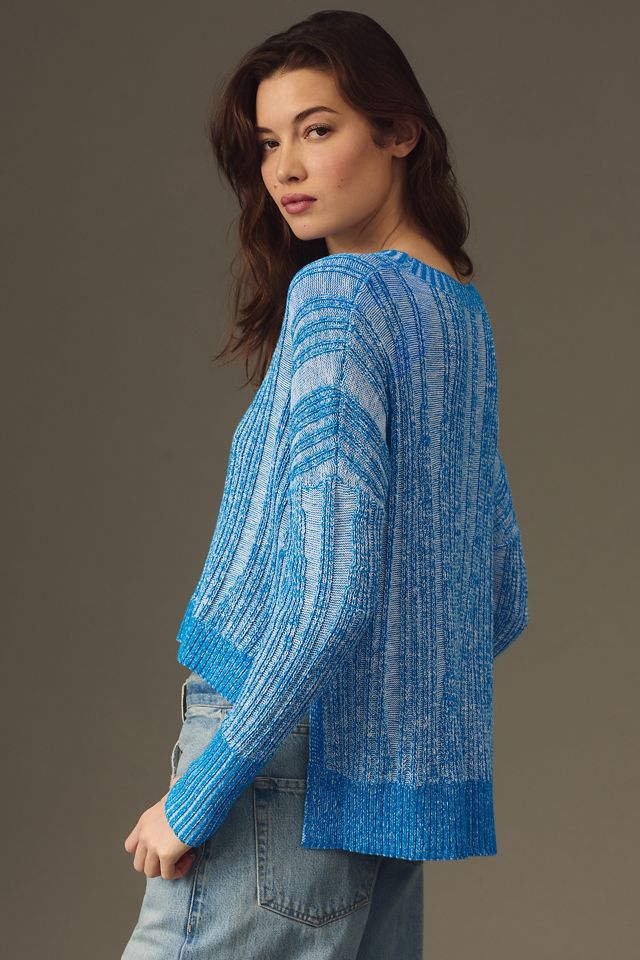 Pilcro Textured High-Low Pullover Sweater #3